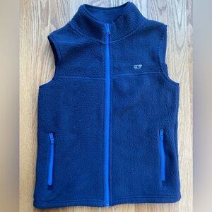 Vineyard Vines boys fleece vest- size Small (8-10)